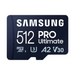 Памет Samsung 512GB micro SD Card PRO Ultimate with