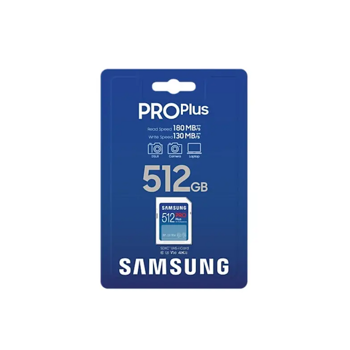 Памет Samsung 512GB SD Card PRO Plus UHS-I Class10