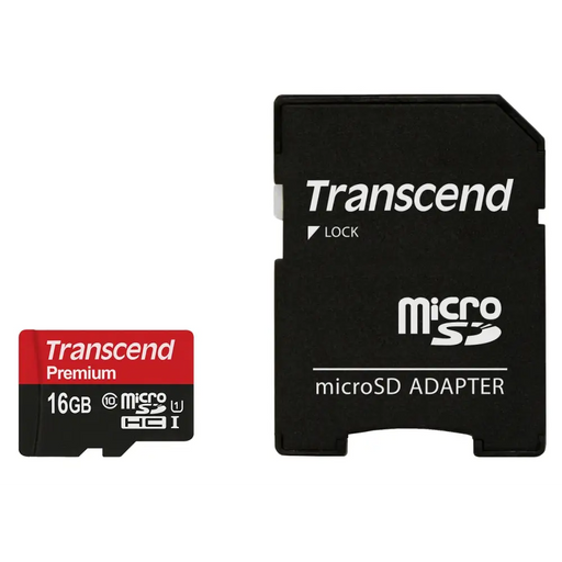 Памет Transcend 16GB micro SDHC UHS - I Premium (with