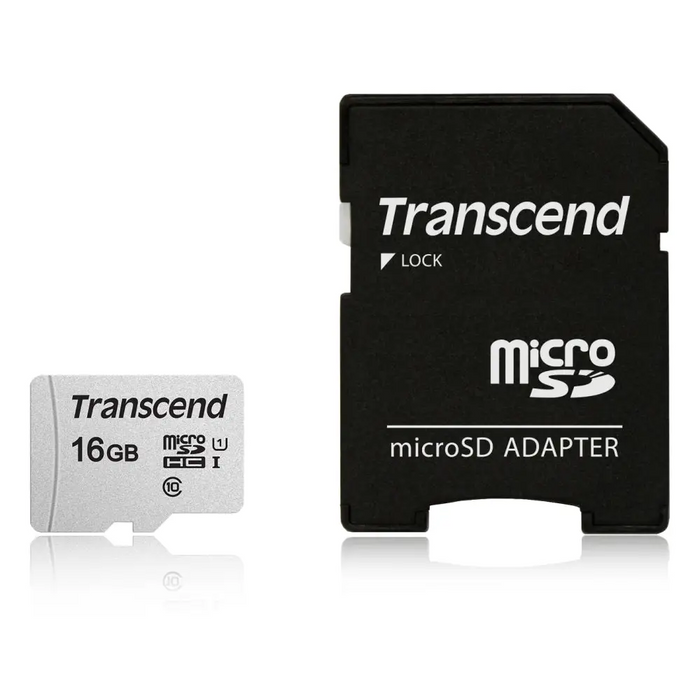 Памет Transcend 16GB microSD UHS - I U1 (with adapter)