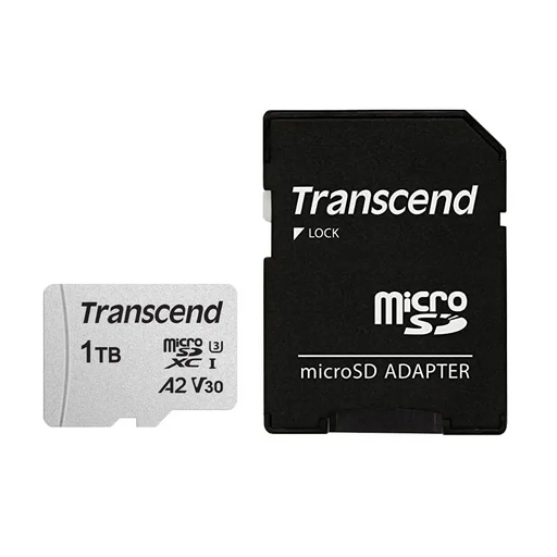 Памет Transcend 1TB microSD w/ adapter UHS-I U3 A2