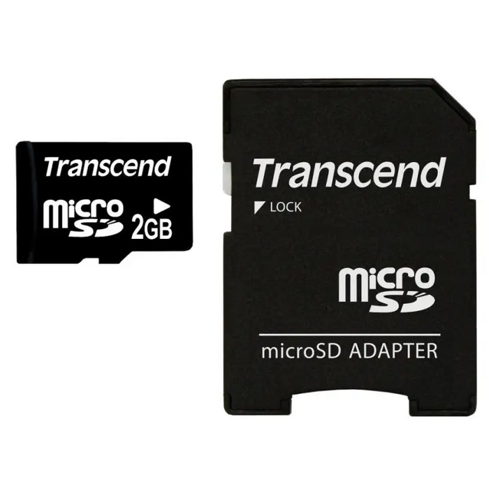 Памет Transcend 2GB microSD (with adapter)