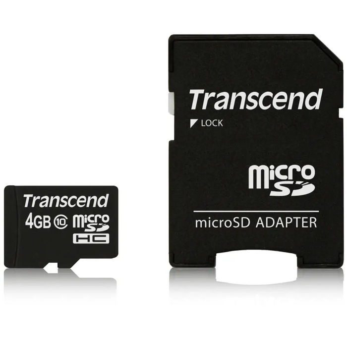 Памет Transcend 4GB microSDHC CARD (Class10)