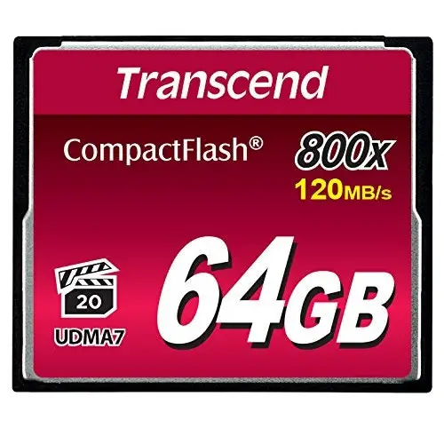 Памет Transcend 64GB CF Card (800x)