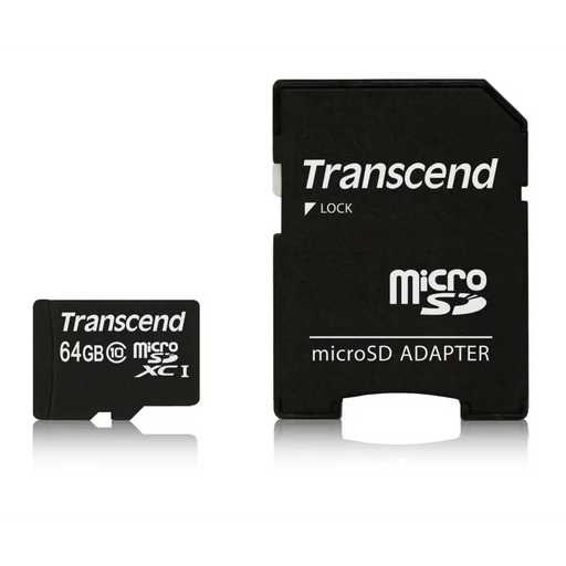 Памет Transcend 64GB microSDXC UHS - I 300x (with