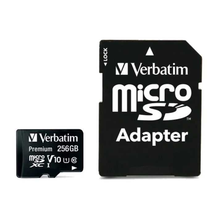 Памет Verbatim Premium micro SDXC 256GB Class 10 U1