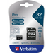 Памет Verbatim PRO micro SDHC 32GB Class 10 UH (Incl.