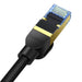 Плетен мрежов кабел Baseus cat.7 Ethernet RJ45 10Gbps 10m