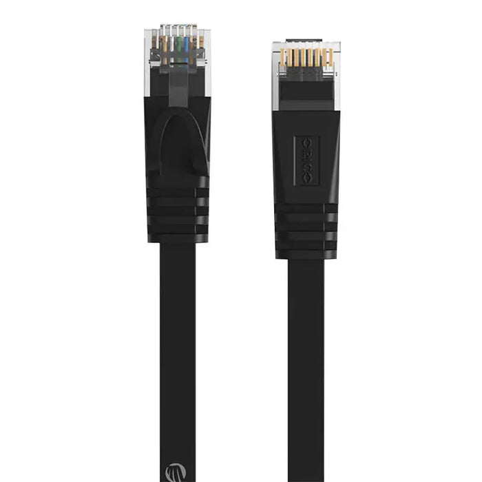 Плосък мрежови кабел Orico RJ45 Cat.6 10m черен