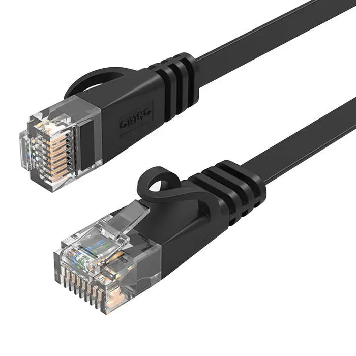 Плосък мрежови кабел Orico RJ45 Cat.6 5m черен