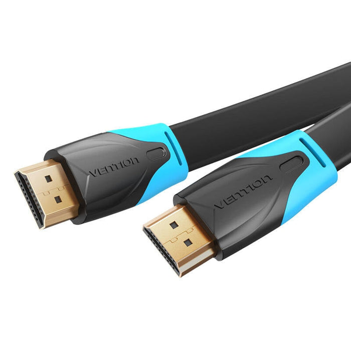 Плосък HDMI кабел Vention VAA-B02-L075 0.75m черен