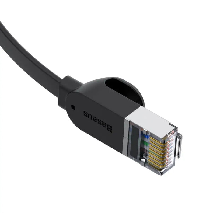 Плосък мрежов кабел Baseus Cat 6 UTP Ethernet RJ45 8m черен