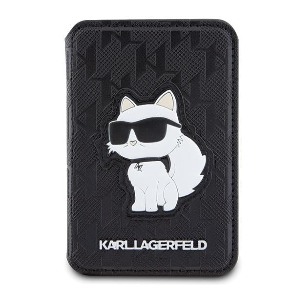 Портмоне за карти Karl Lagerfeld KLWMSPSAKHCK черно Saffiano