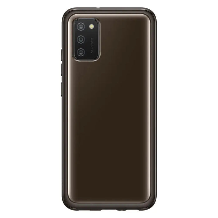 Предпазен калъф Samsung Soft Clear Cover за A02s Black