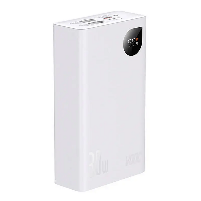 Преносима батерия Baseus Adaman 2 20000mAh 30W бяла