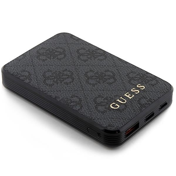 Преносима батерия Guess GUPB5LP4GEGK 15W 5000mAh черна /