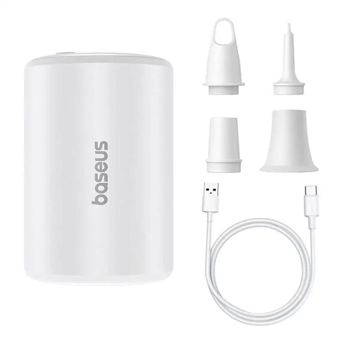 Преносима помпа Baseus PocketGo 2000mAh USB-A / USB-C бяла