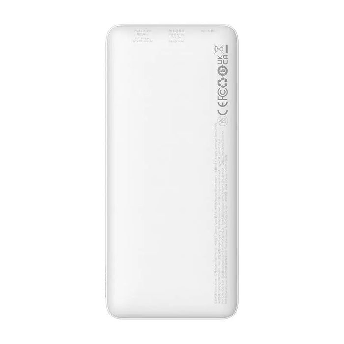 Преносима батерия Baseus Airpow 10000mAh 20W бяла