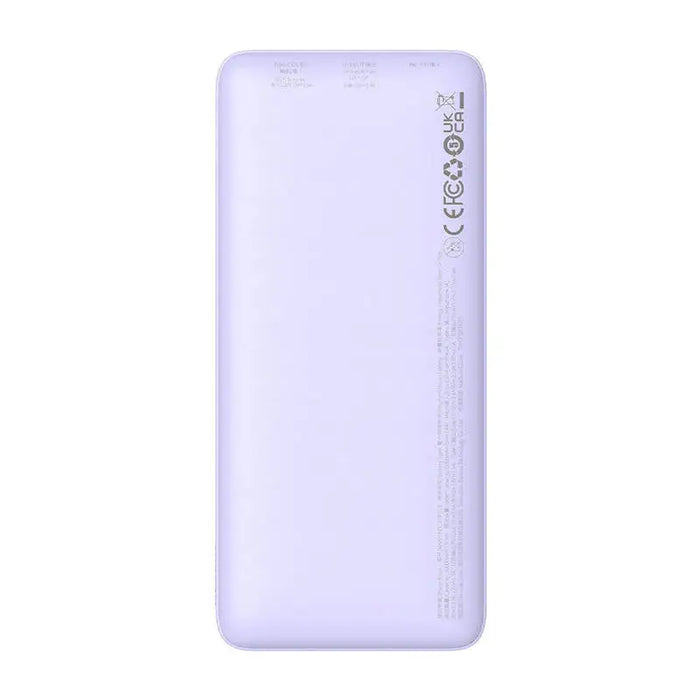 Преносима батерия Baseus Airpow 10000mAh 20W лилава