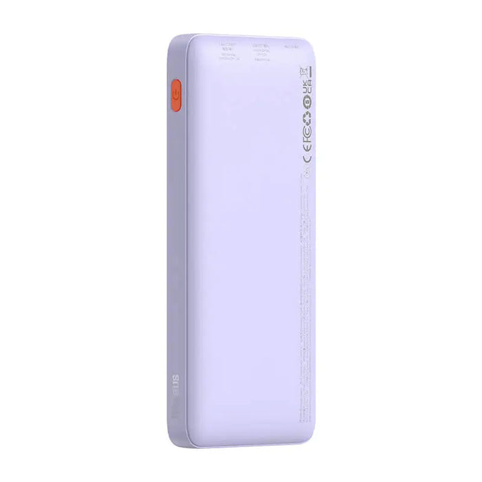 Преносима батерия Baseus Airpow 10000mAh 20W лилава