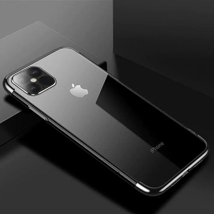 Прозрачен кейс HQWear за iPhone 13 Черен