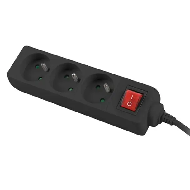 Разклонител Lanberg power strip 1.5m 3 sockets