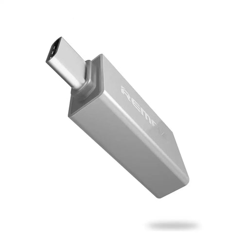 Remax адаптер OTG USB / USB-C сребро