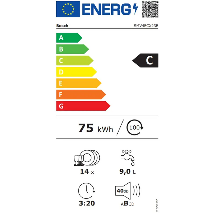 Съдомиялна Bosch SMV4ECX23E SER4 Dishwasher fully