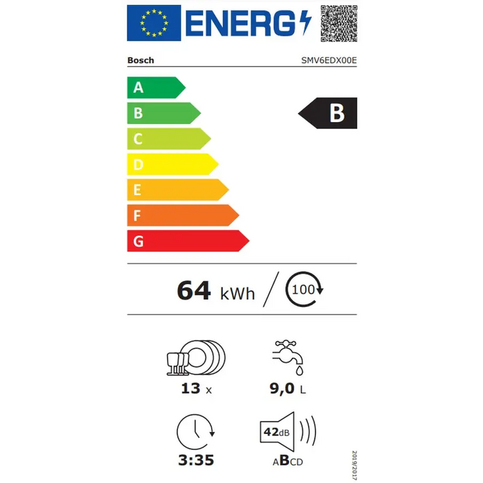 Съдомиялна Bosch SMV6EDX00E SER6 Dishwasher fully