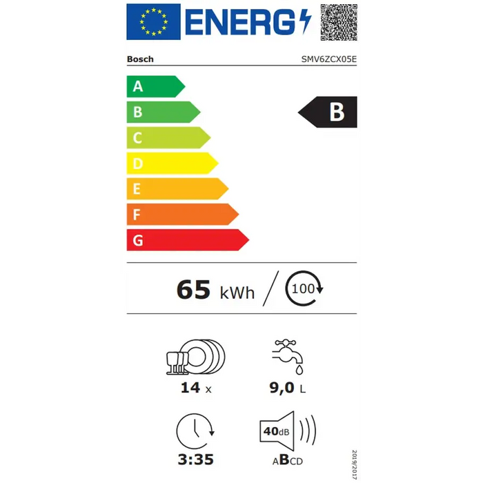 Съдомиялна Bosch SMV6ZCX05E SER6 Intelligent