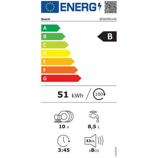 Съдомиялна Bosch SPI6YMS14E SER6 Dishwasher