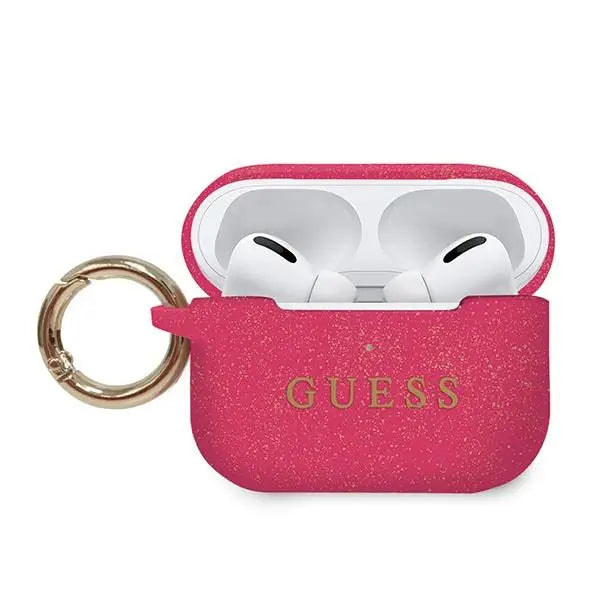 Силиконов кейс Guess за Apple AirPods Pro Циклама