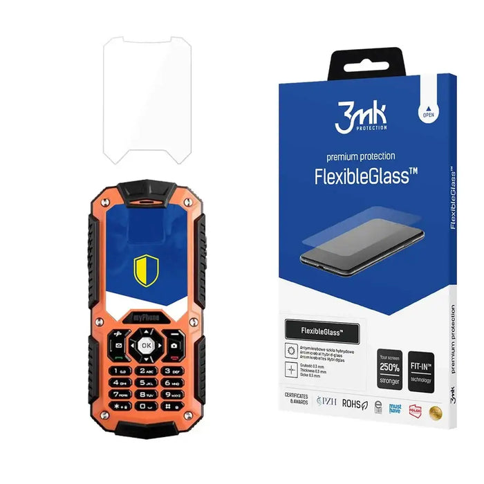 Скрийн протектор 3mk FlexibleGlass™ за MyPhone Hammer