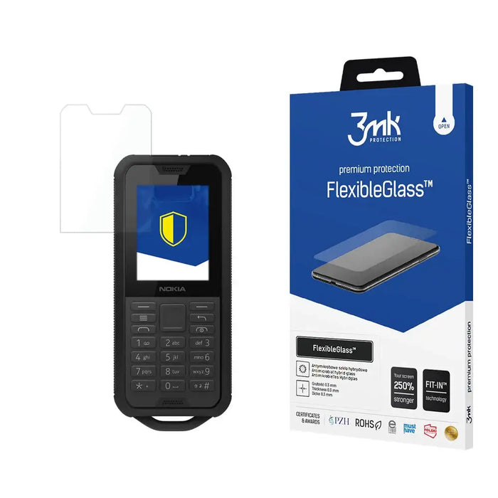 Скрийн протектор 3mk FlexibleGlass™ за Nokia 800 Tough