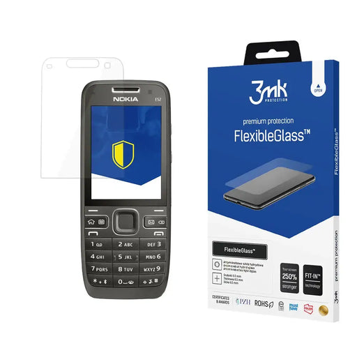 Скрийн протектор 3mk FlexibleGlass™ за Nokia E52