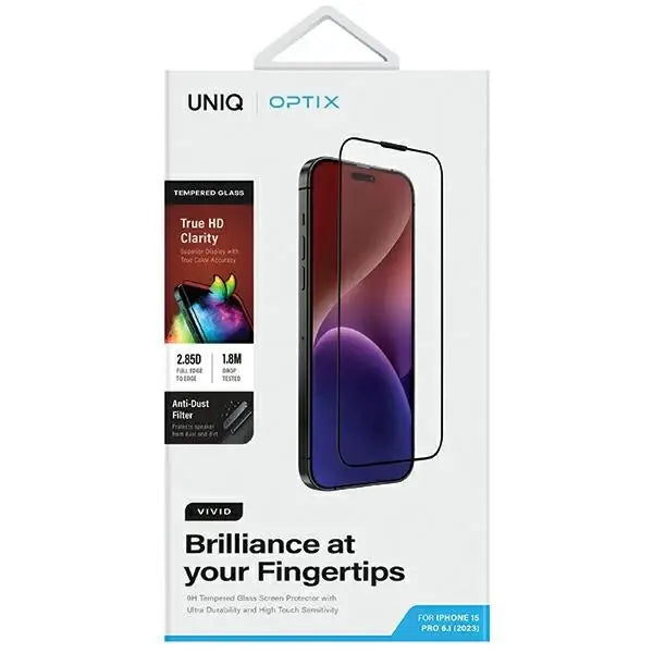 Скрийн протектор Uniq Optix Vivid за iPhone 15 Pro