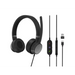 Слушалки Lenovo Go Wired ANC Headset (Thunder Black)