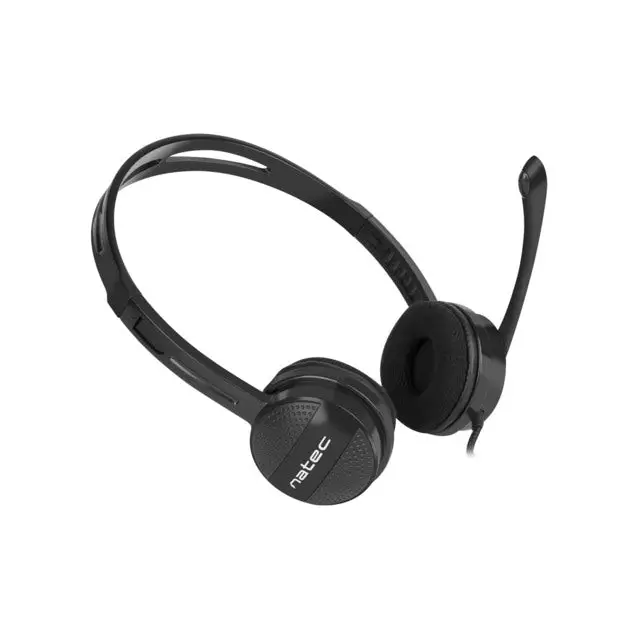 Слушалки Natec Headset Canary Go With Microphone Black