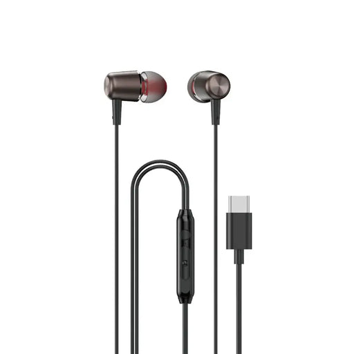 Слушалки с кабел Dudao X1PROT USB-C 1.2m черни