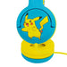 Слушалки с кабел за деца OTL Pokemon Pikachu синьо-жълти