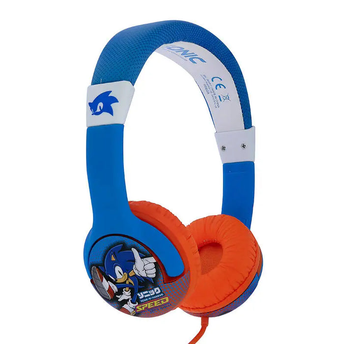 Слушалки с кабел за деца OTL Sonic the Hedgehog сини