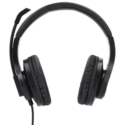 Слушалки с микрофон HAMA HS-P300 стерео 2 x 3.5мм жак Черен