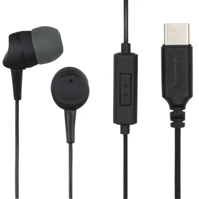 Слушалки с микрофон HAMA Sea USB-C In-Ear Черен