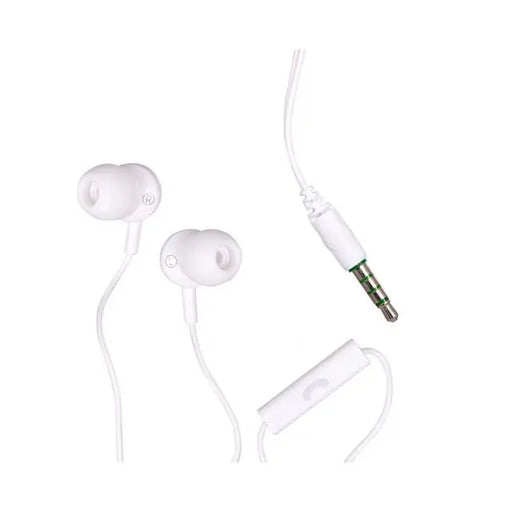 Слушалки с микрофон MAXELL EB-875 Ear BUDS тапи бели