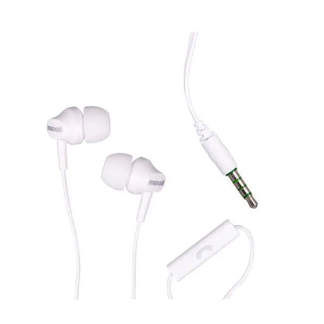 Слушалки с микрофон MAXELL EB-875 Ear BUDS тапи бели