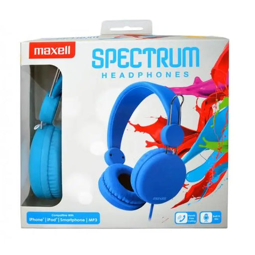 Слушалки с микрофон MAXELL HP SPECTRUM SMS-10S Син