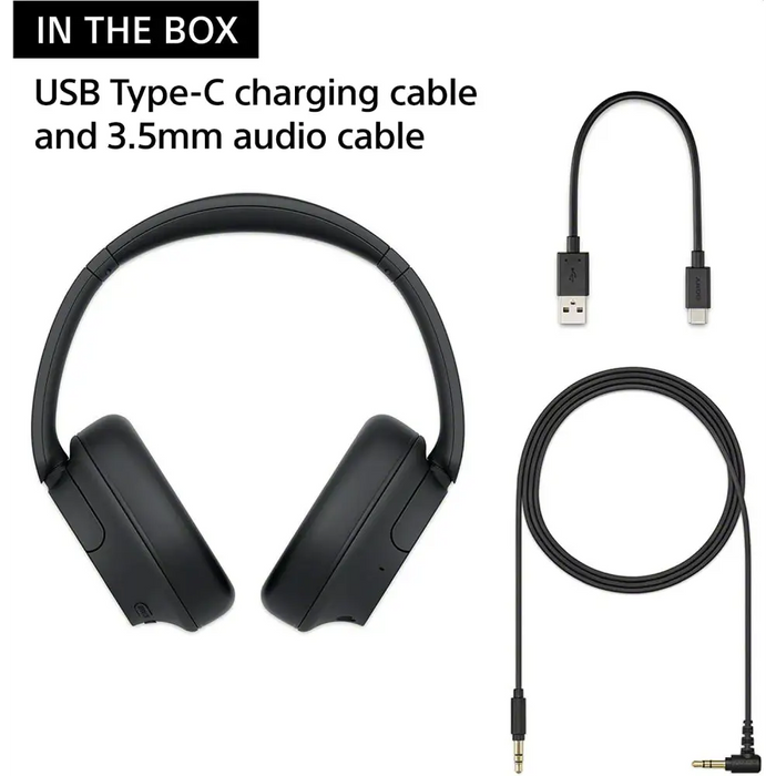 Слушалки Sony Headset WH-CH720N черни