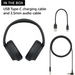 Слушалки Sony Headset WH-CH720N черни