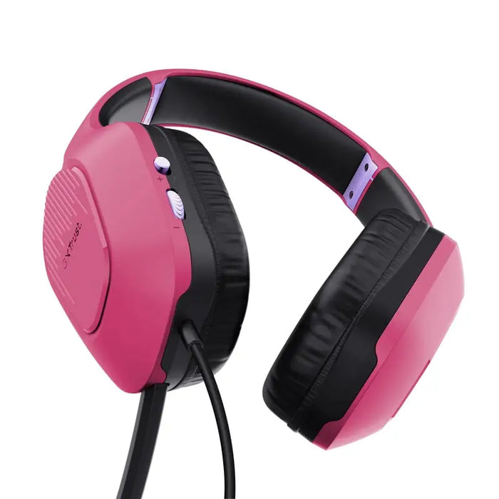 Слушалки TRUST GXT415 Zirox Headset Pink