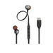 Слушалки JBL T310C BLK USB-C In-ear headphones